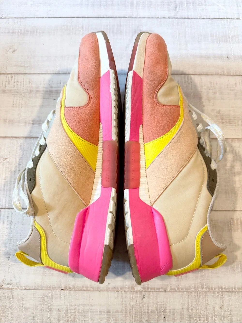 Scotch & Soda VIVI Sneakers EU 42 Bright Neon Coral Pink Men’s 8.5 Women’s 10.5